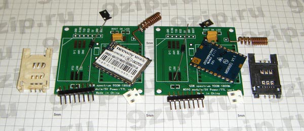 Модули SIM900 и M590