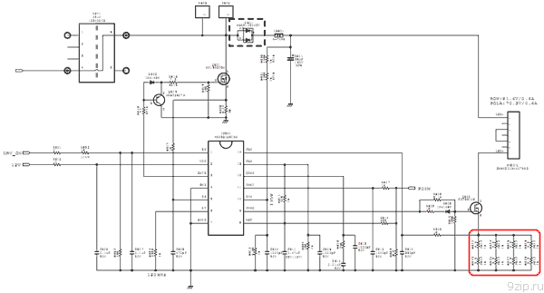 Схема инвертора подсветки 32LN540V