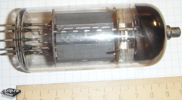 Лампа 6П36С из блока строчной развёртки