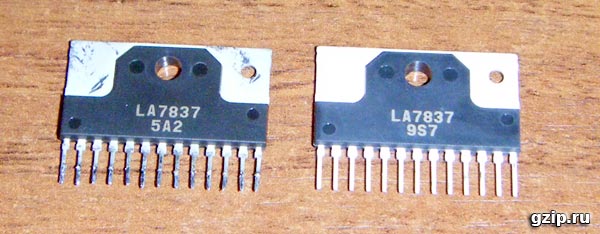 Микросхема кадровой развёртки LA7837