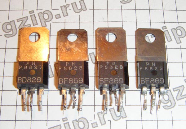 Транзисторы BD826 и BF869