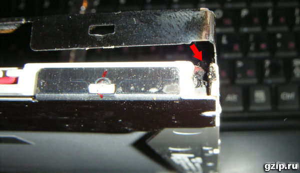 Провод отгорел от лампы CCFL подсветки ноутбука